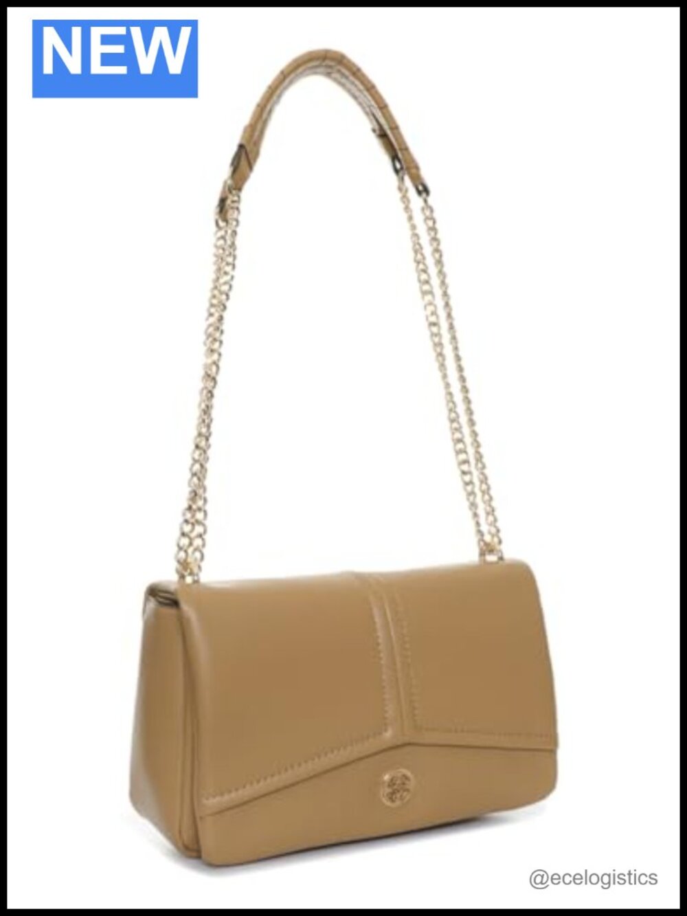 Nine West Convertible Chain Flap Crossbody Bag Faux Leather